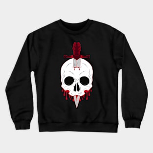 Skull and knife art Crewneck Sweatshirt